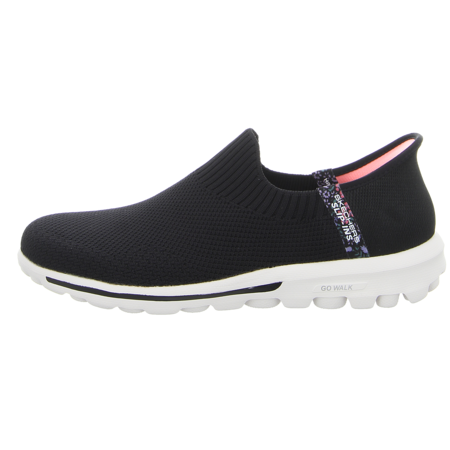 Slipper - Skechers - Go Walk Travel - black/white