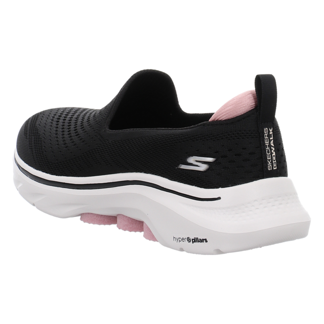 Skechers - 125208 BKPK - Go Walk 7 - Vina - black/pink - Slipper