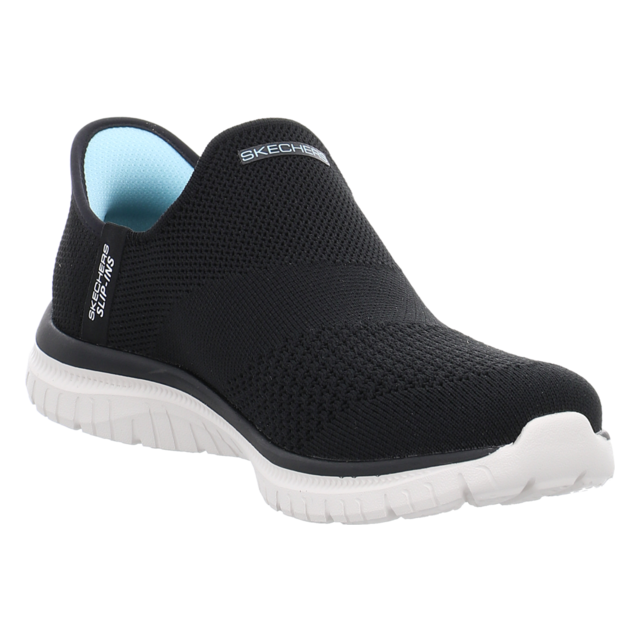 Skechers - 104425 BKW - Virtue-Sleek - black/white - Slipper