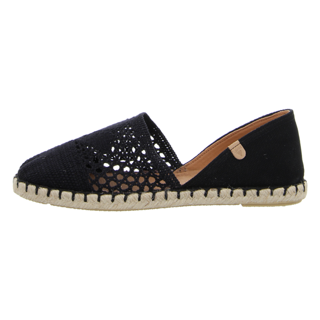 VERBENAS - CARMEN CROCHET-LINO/PARIS NEGRO/NEGRO - Carmen - negro/negro - Slipper