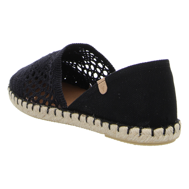 VERBENAS - CARMEN CROCHET-LINO/PARIS NEGRO/NEGRO - Carmen - negro/negro - Slipper