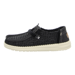 Schn�rschuhe - Hey Dude - Wendy Frayed Canvas - black