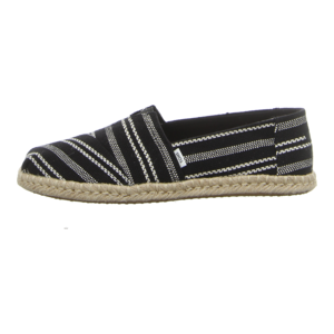 Slipper - TOMS - Alpargata Rope - black global stripe