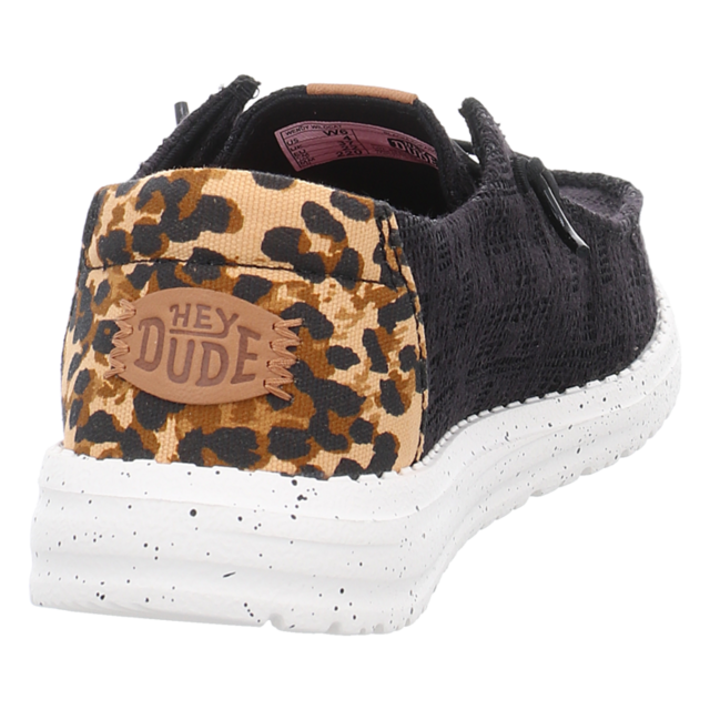 Hey Dude - 45414-0CU - Wendy Wildcat - black/leopard - 