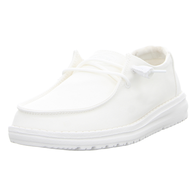 Hey Dude womens Wendy Washed Canvasmoccasin, cream