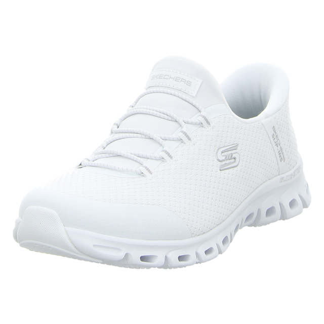 Skechers - 104547 WSL - Glide-Step-Pursuit - white/silver - Slipper