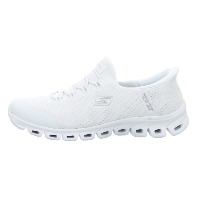 Skechers - 104547 WSL - Glide-Step-Pursuit - white/silver - Slipper