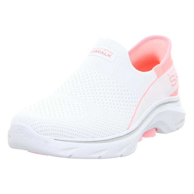 Skechers - 125231 WPK - Go Walk 7-Mia - white/pink - Slipper