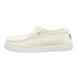 Schnrschuhe - Hey Dude - Wendy Crochet Lace - white/gold