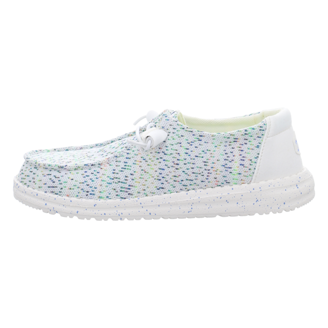 Hey Dude - 45421-94S - Wendy Stretch Speckl - white/multi - Schn�rschuhe