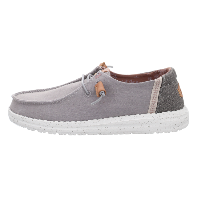 Hey Dude - 40297-030 - Wendy Washed Canvas - grey - Schnrschuhe