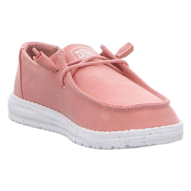 Hey Dude Wendy Slub Canvas - Mocassini Comodi E Leggeri Per Donna, In Tela, Suola In EVA, Lacci Elastici, Perfetti Per Tutti I Giorni, Made In China - Foto 12