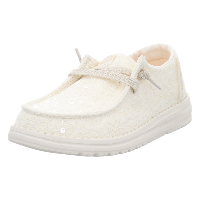Hey Dude - 45478-105 - Wendy Sequin - lace ivory - Schn�rschuhe