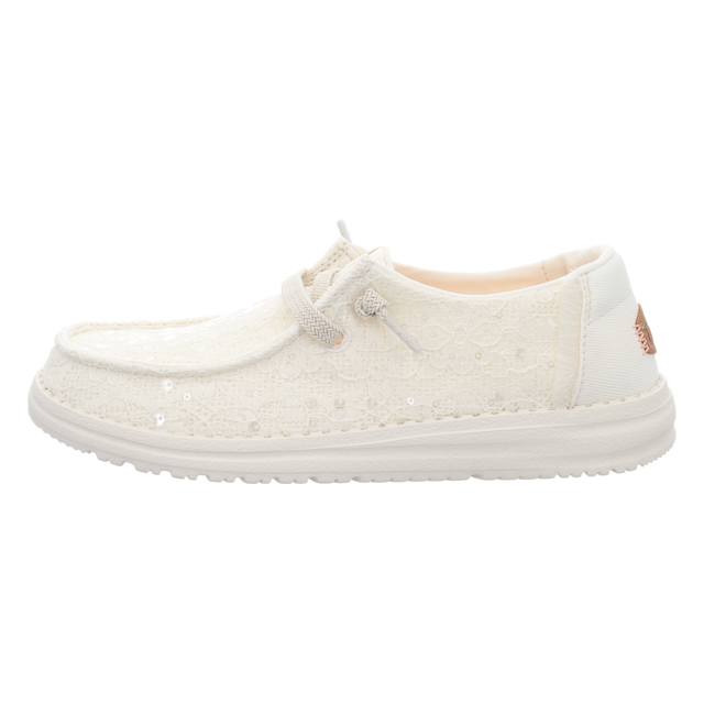 Hey Dude - 45478-105 - Wendy Sequin - lace ivory - Schn�rschuhe