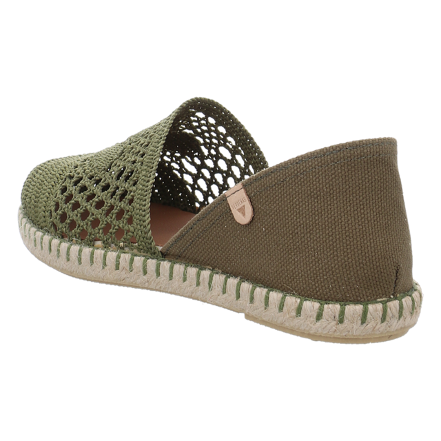 VERBENAS - CARMEN CROCHET-LINO/PARIS KAKI/KAKI - Carmen - kaki/kaki - Slipper