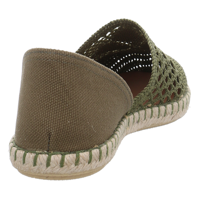 VERBENAS - CARMEN CROCHET-LINO/PARIS KAKI/KAKI - Carmen - kaki/kaki - Slipper