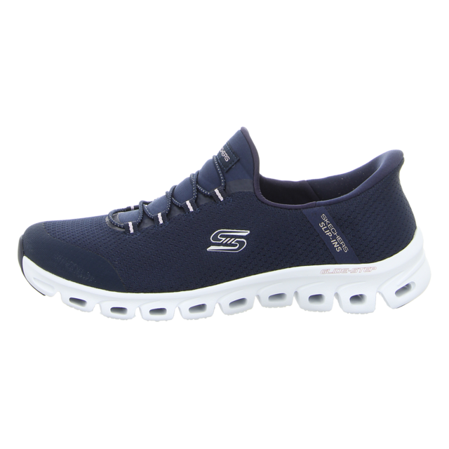 Skechers - 104547 NVY - Glide-Step-Pursuit - navy/mauve - Slipper