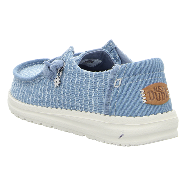 Hey Dude - 45203-4UG - Wendy Frayed Canvas - faded denim - Schn�rschuhe