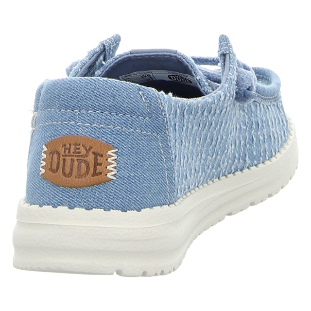 Hey Dude - 45203-4UG - Wendy Frayed Canvas - faded denim - Schn�rschuhe