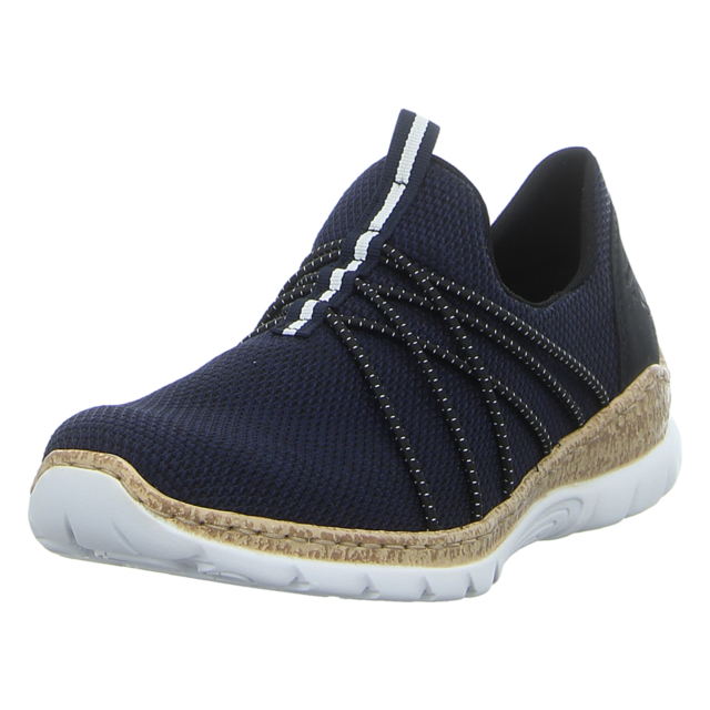 Rieker - N42K1-14 - N42K1-14 - blau - Slipper