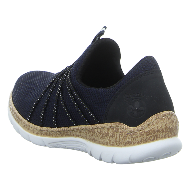 Rieker - N42K1-14 - N42K1-14 - blau - Slipper