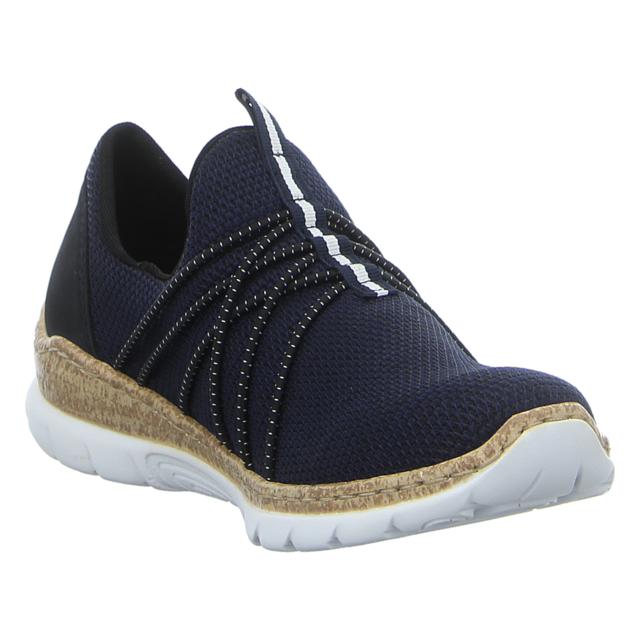 Rieker - N42K1-14 - N42K1-14 - blau - Slipper
