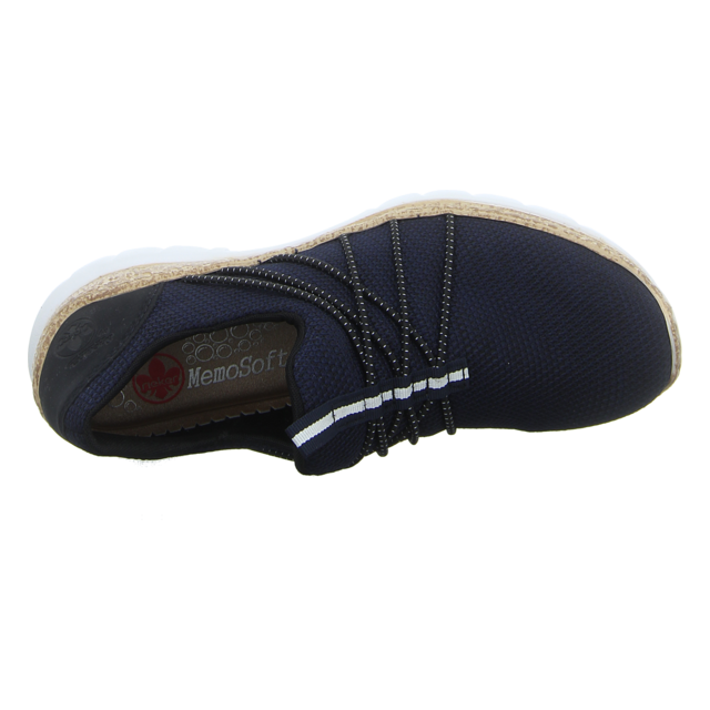 Rieker - N42K1-14 - N42K1-14 - blau - Slipper