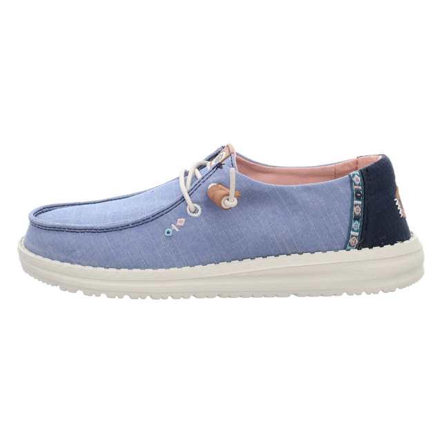 Hey Dude - 40729-425 - Wendy Chambray boho - blue - Schnrschuhe