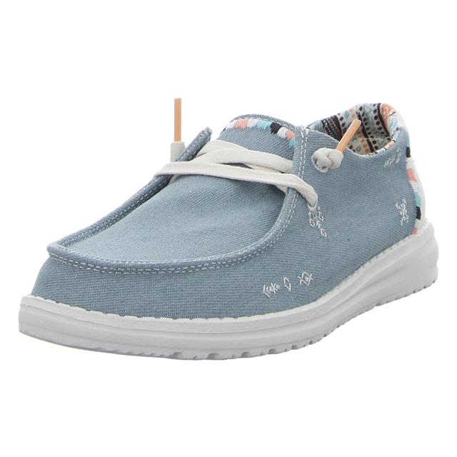 Hey Dude - 40054-4MH - Wendy Boho - light denim - Schnrschuhe