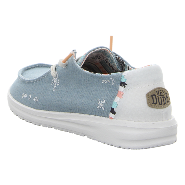 Hey Dude - 40054-4MH - Wendy Boho - light denim - Schnrschuhe