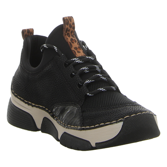 Rieker - 45913-00 - 45913-00 - schwarz kombi - Schnrschuhe