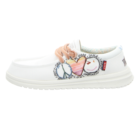 Schnrschuhe - Fusion - Emma Print - white