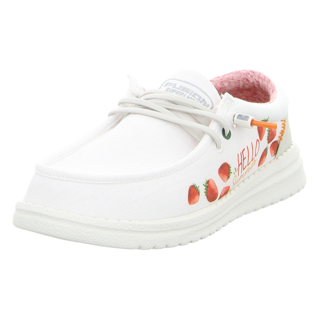 Fusion - Emma print strawberry white - Emma Print - white - Schnrschuhe