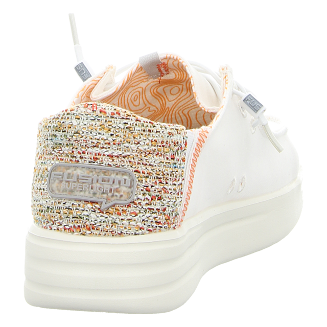 Fusion - Lily washed canvas white - Lily - white - Schnrschuhe