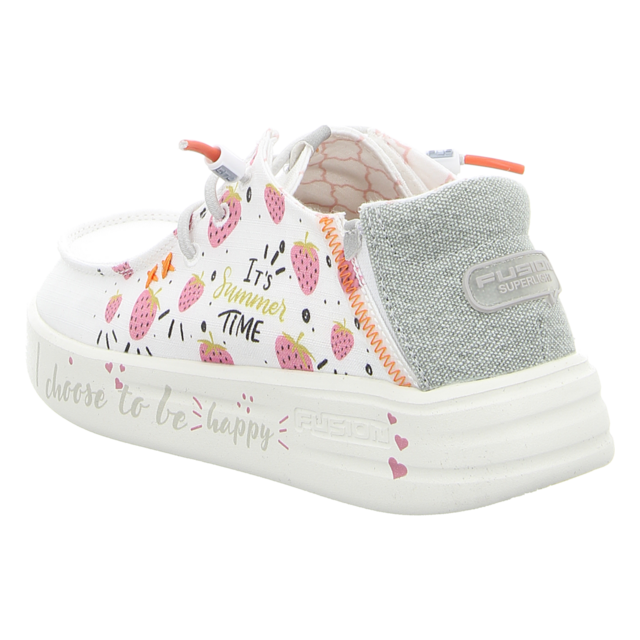 Fusion - Lily print white happy 2 - Lily - white happy - Schnrschuhe