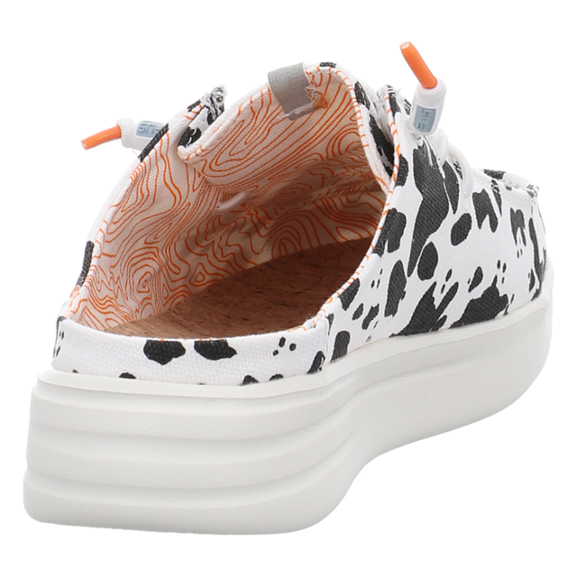 Fusion - LILY CAPRI COW BLACK WHITE - Lily - black white - Pantoletten