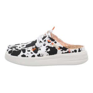 Pantoletten - Fusion - Lily - black white