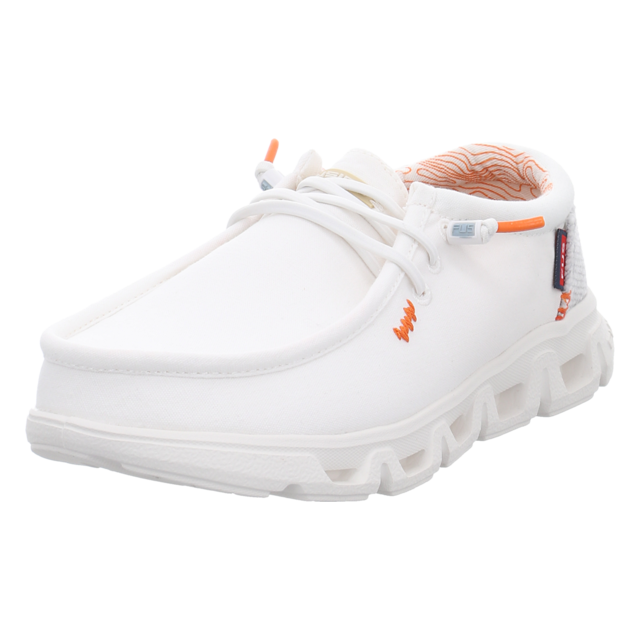 Fusion - EMMA 3.0 WASHED CANVAS WHITE - Emma 3.0 - white - Schn�rschuhe