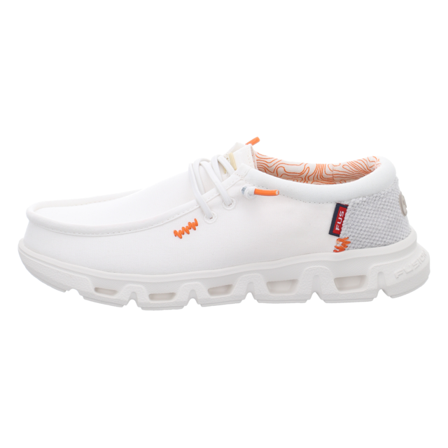 Fusion - EMMA 3.0 WASHED CANVAS WHITE - Emma 3.0 - white - Schn�rschuhe