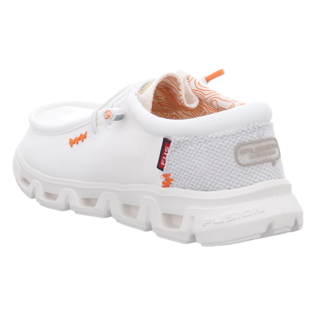 Fusion - EMMA 3.0 WASHED CANVAS WHITE - Emma 3.0 - white - Schn�rschuhe