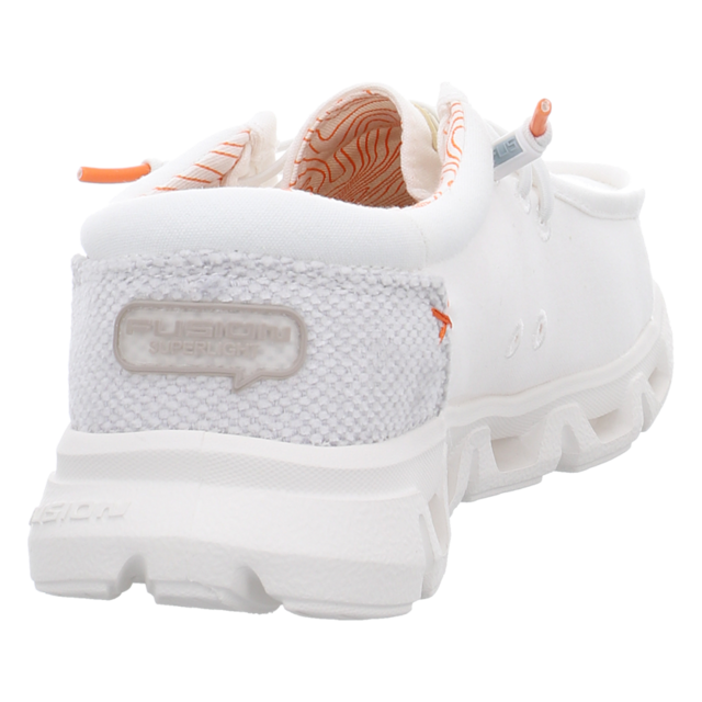 Fusion - EMMA 3.0 WASHED CANVAS WHITE - Emma 3.0 - white - Schn�rschuhe