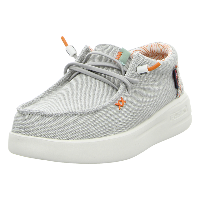 Fusion - LILY washed canvas lt.grey - Lily - lt.grey - Schnrschuhe