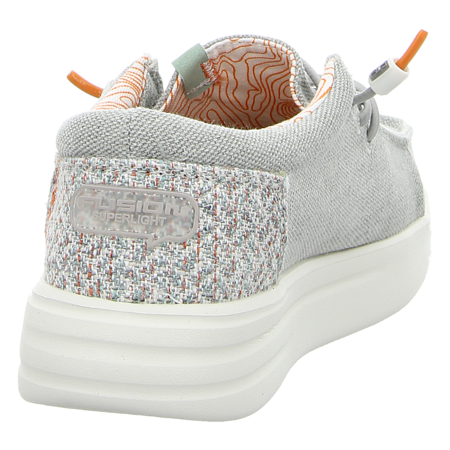 Fusion - LILY washed canvas lt.grey - Lily - lt.grey - Schnrschuhe