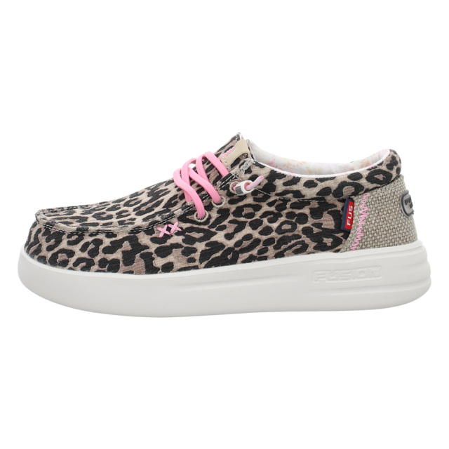 Fusion - LILY leo beige - Lily - beige - Schnrschuhe