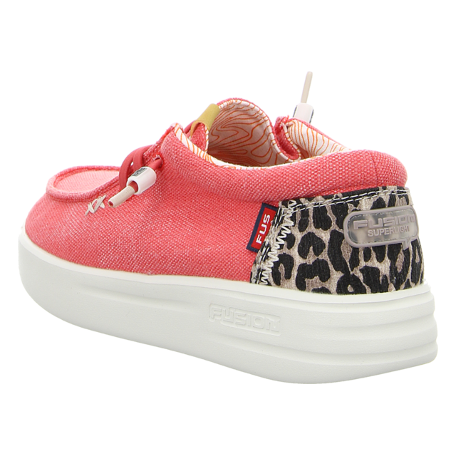 Fusion - LILY washed canvas scarlet - Lily - scarlett - Schnrschuhe
