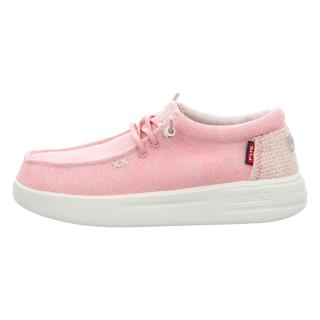 Fusion - LILY washed canvas baby pink - Lily - baby pink - Schnrschuhe