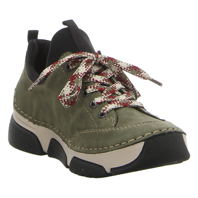 Rieker - 45973-54 - 45973-54 - grn kombi - Schnrschuhe