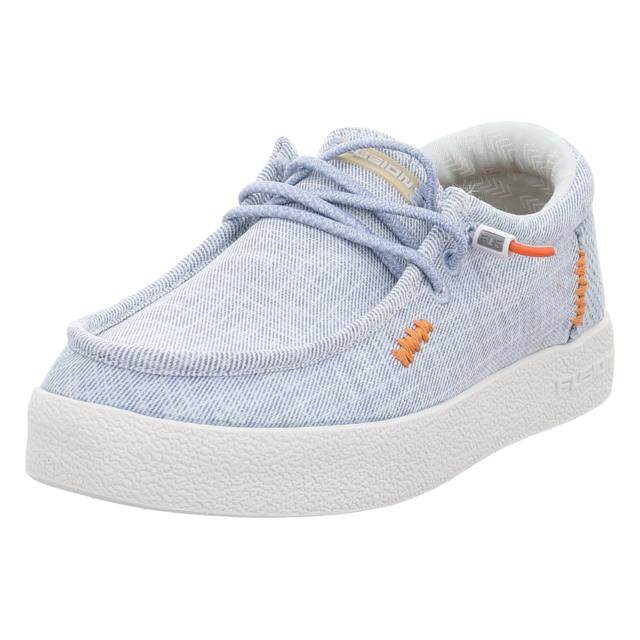 Fusion - EMMA 2.0 CANVAS GRID JEANS BLUE - Emma 2.0 - jeans blue - Schn�rschuhe