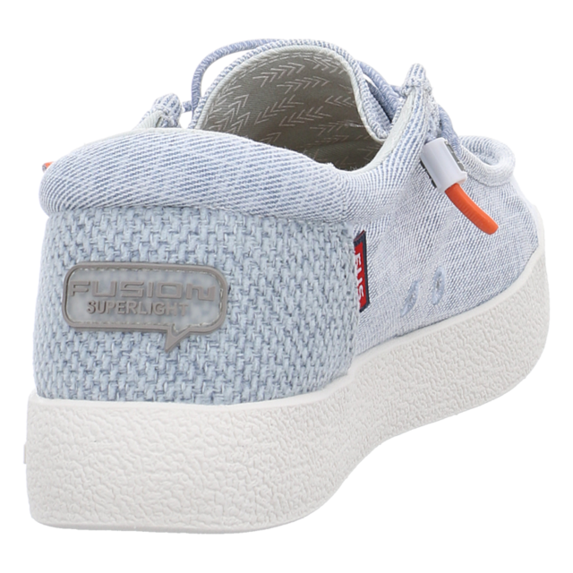 Fusion - EMMA 2.0 CANVAS GRID JEANS BLUE - Emma 2.0 - jeans blue - Schn�rschuhe