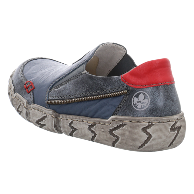 Rieker - L0359-12 - L0359-12 - blau - Slipper